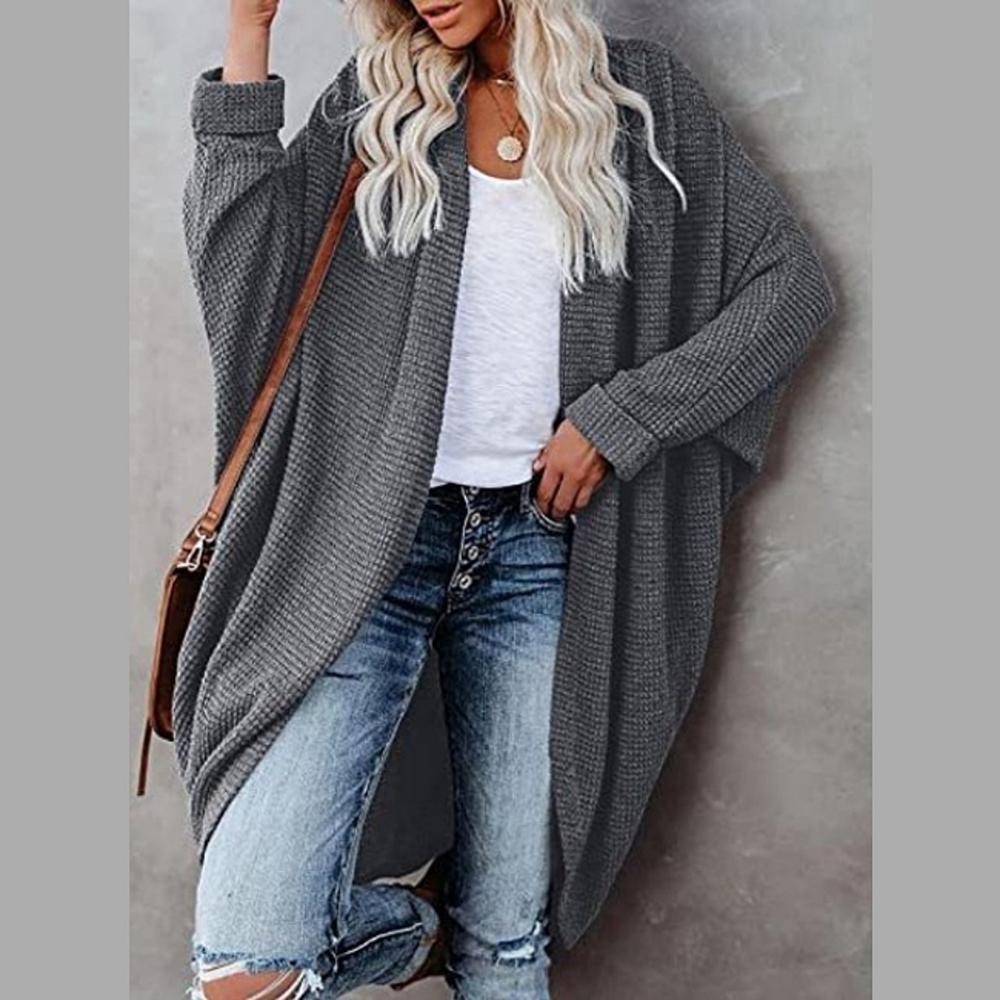 (NWOT) Oversized Knit Batwing Cardigan W/Pockets
